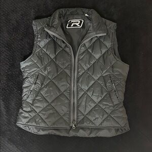 Women's Quilted Gray Vest